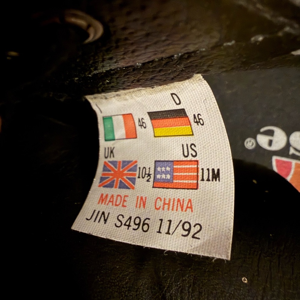 Ellesse Vintage 90’s Black Men's Derby Shoes - Picture 5 of 5